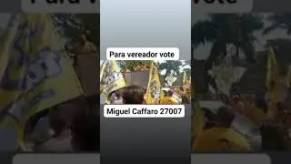 Vote Miguel Caffaro para vereador 27007 com Taka Yamauchi Prefeiro 15.Vem com a gentefazerdiferente