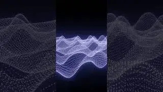 3D Particle Wave Animation Created Using Blender