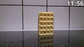 вафля упадёт через 10 часов!!