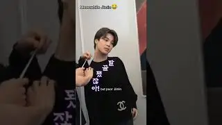 BTS measuring their arm length but wait for Jimin 😂