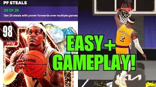 HOW TO GET 25 STEALS WITH A PF IN NBA2K24 MyTeam FOR *FREE* GALAXY OPAL JARED VANDERBILT