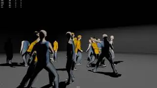 Fight (Golaem Crowd R&D)