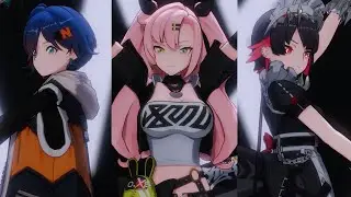 【Zenless Zone Zero MMD】[2K] Nicole, Ellen, Belle | Monster Girls
