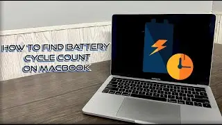 How to check MacBook battery cycle count (2022) | Battery health | MacOS Big Sur