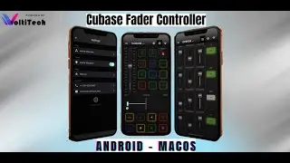 Cubase Fader Controller | How to Setup Android with macOS