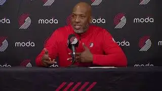 Chauncey Billups Postgame Interview | Portland Trail Blazers 114, OKC Thunder 137