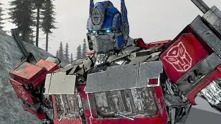 OPTIMUS PRIME TRANSFORMATION!!!! Transformers Rise of the Beasts SFM Animation!!!