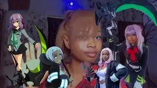 How I made Shinao Cosplay from owari no seraph | how I made princess hibana cosplay from fire force