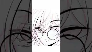 Lazy Glasses Tip ! 👓🎨 #artist #digitalartist#tutorial#speedpaint