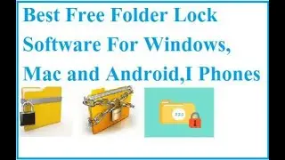 how to lock folder and document with free software