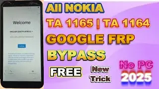 Nokia TA-1165 | TA-1164 Google frp Bypass. All Nokia TA-1188 | TA-1181 Google frp Bypass 2025