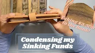 Condensing my Sinking Funds & Taking $3,500 to the Bank!! HUGE Cash Exchange Bill Swap