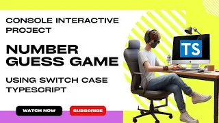 Make number guess game with switch case typescript | Typescript tutorial in hindi