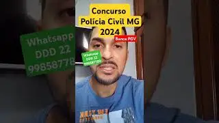 Concurso PC MG 2024 | Concurso Polícia Civil MG 2024 | Informática Básica | PERITO CRIMINAL #fgv