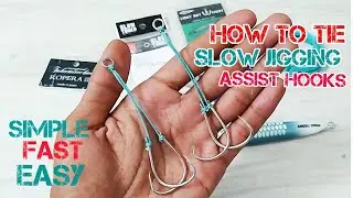 How To Tie Simple  Slow Jigging Assist Hooks