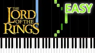 The Lord of the Rings - Easy Piano Tutorial