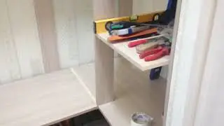 Обустройство темнушки в трешке своми рукамию часть 1