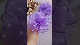 Шикарные пышные банты! МК уже у меня на канале💜 #ручная_работа #бантикидлядевочек #music