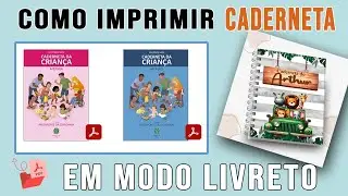 como imprimir caderneta no modo livreto