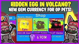 PET HATCHING SIMULATOR 5  *NEW* GEM CURRENCY ADDED! UNDERWORLD has a EGG IN THE VOLCANO? AND MORE!