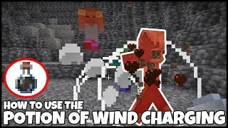 How To Use The POTION OF WIND CHARGING In MINECRAFT