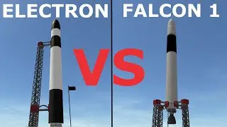 KSP: Electron VS Falcon 1! Space Station Build Battle!