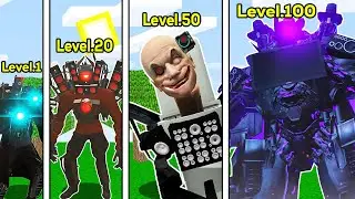 TİTAN SKİBİDİ TUVALET SEVİYELERİ FİLMİ 😱 - Minecraft