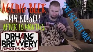 Aging beer, my Kolsch after 10 months. Beer mail!