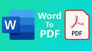 Convert MS Word File to PDF Without Installing any Software