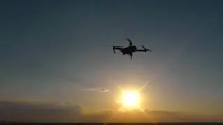 Взлёт дрона Mavic Pro