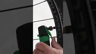 Inflate an E-bike tire in seconds out on the road with a CO2 inflator