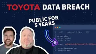 Toyota data breach - Database keys exposed publically in GitHub for 5 years