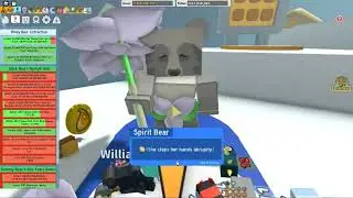 Roblox - Bee Swarm Simulator - Turning In Beauty Duty Getting Witness Grandeur quest.