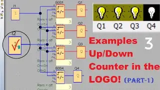 Siemens PLC ---Examples Up-Down Counter in the LOGO!-Part-1 (by Logo Soft Comfort Software)