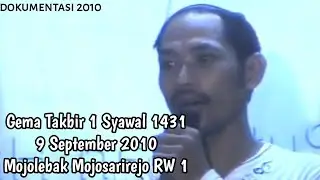 Gema Takbir 1 syawal 1431 Mojolebak Mojosarirejo RW 1 || Dokumentasi Video 9 September 2010