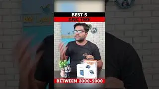 5 Best Earbuds Under 5000 with Active Noise Cancellation (ANC) ⚡ Top 5 Earbuds Under 5000 with ANC ⚡