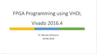 VHDL FPGA programming