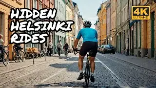 40 KM Bike Ride the Center of Helsinki 🔥 Exploring the Best Streets and Places