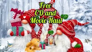 #vlogmas2025 Day 23 Free #cd and #moviehaul 