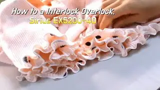How to do interlock overlock | 인터록으로 티셔츠만들기
