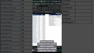 Precisa da média de cada vendedor?! Só utilizar essa fórmula!! #excelnapratica #excelformulas