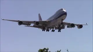 *NEW CAMERA* China Airlines Cargo Boeing 747-400F [B-18712] landing at LAX