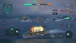 🤯 Destructor Estado Unidense🤯 5 kills en world of warships 🚢⚓