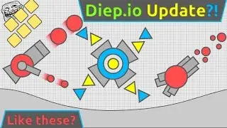 DIEP.IO UPDATE?! - Diep.io Epic Overlord Hybrid in Maze Gameplay!!