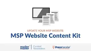 MSP Website Content Kit - Pre-written Web Pages Ready to Copy/Paste