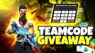FREE FIRE LIVE CUSTOM ROOM GIVEAWAY FF LIVE TEAM CODE GIVEAWAY|