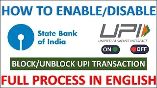 how to enable upi in sbi in english | sbi upi unlock kaise kare | SBI Account upi enable/disable