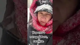 Метель в Риге. 16.01.24