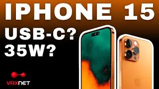iPhone 15 con USB-C y carga rápida de 35W? 🔋 | VAXNET