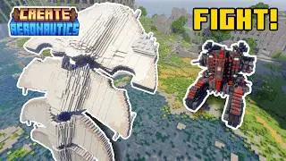 Leviathan vs Vox Engine | The Ultimate Create Aeronautics PvP Battle